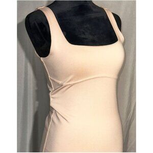 Forever 21 Peach Body Hugging Tank Dress, Medium